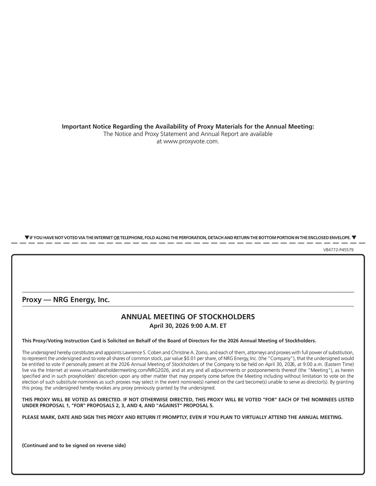 [MISSING IMAGE: px_nrgenergyproxy1pg02-bw.jpg]