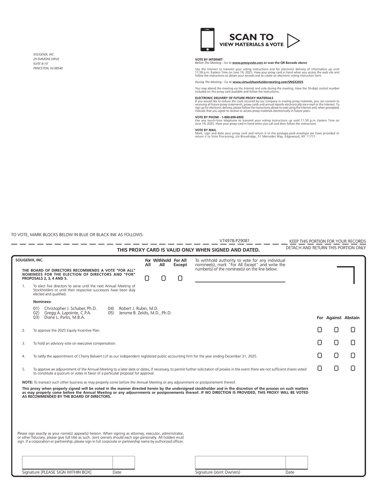 [MISSING IMAGE: px_25soligenproxy01pg01-bw.jpg]