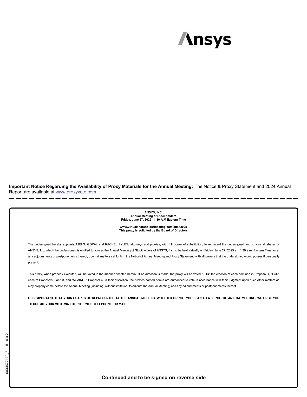 [MISSING IMAGE: px_25ansysproxy1pg02-4c.jpg]