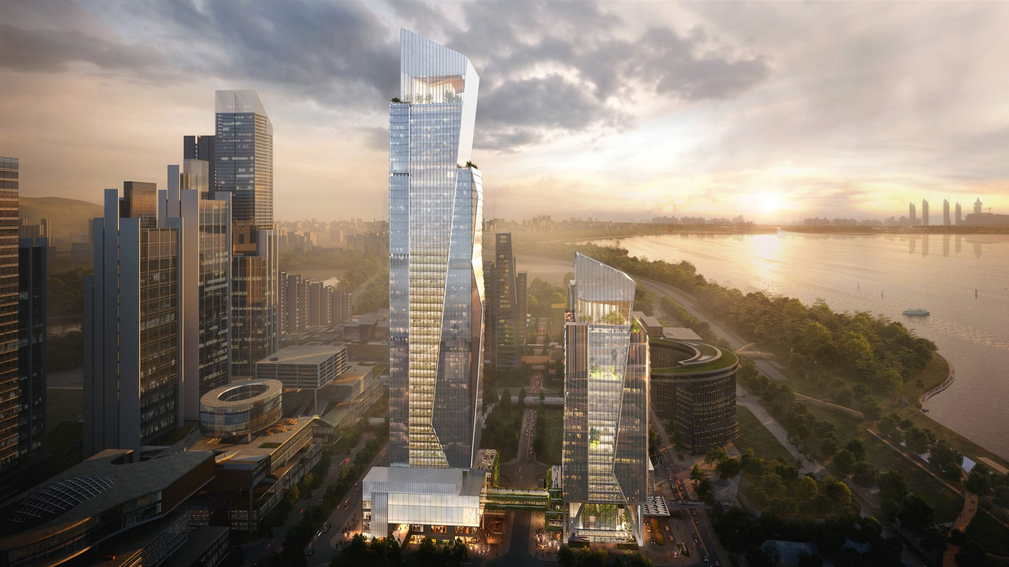 万科真的开始"瘦身",深圳湾超总项目起价22亿转让,曾计划做集团总部