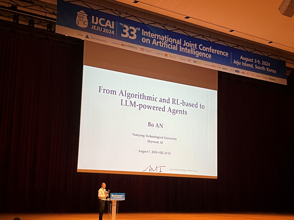 昆仑万维2050研究院安波教授受邀在IJCAI 2024发表主旨演讲_同花顺圈子