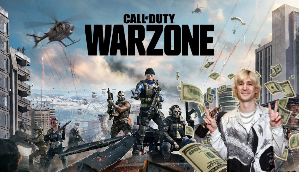 直播12小时《使命召唤：战区》，动视给了主播xQc一百万美元